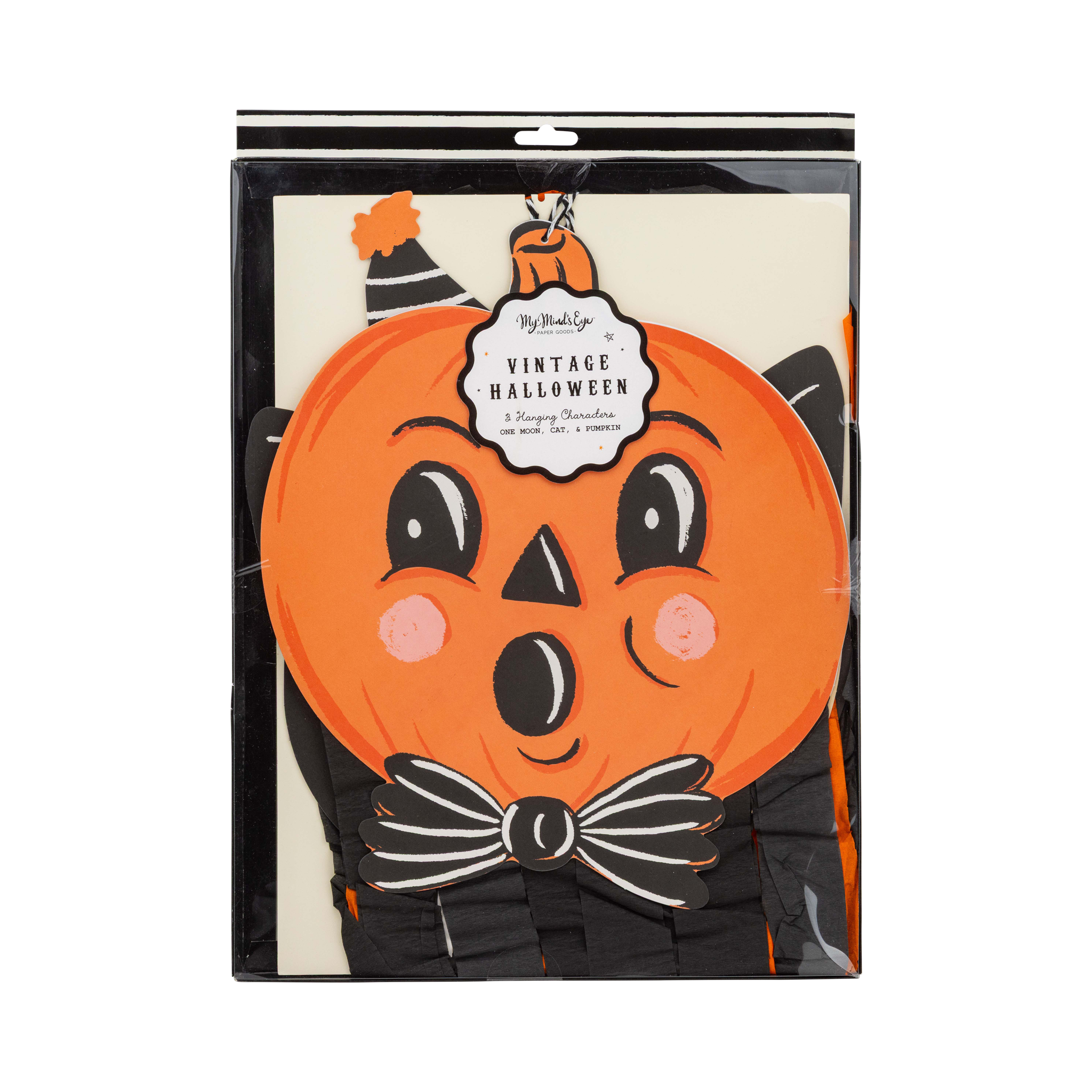 Vintage Halloween Characters Hanging Streamers
