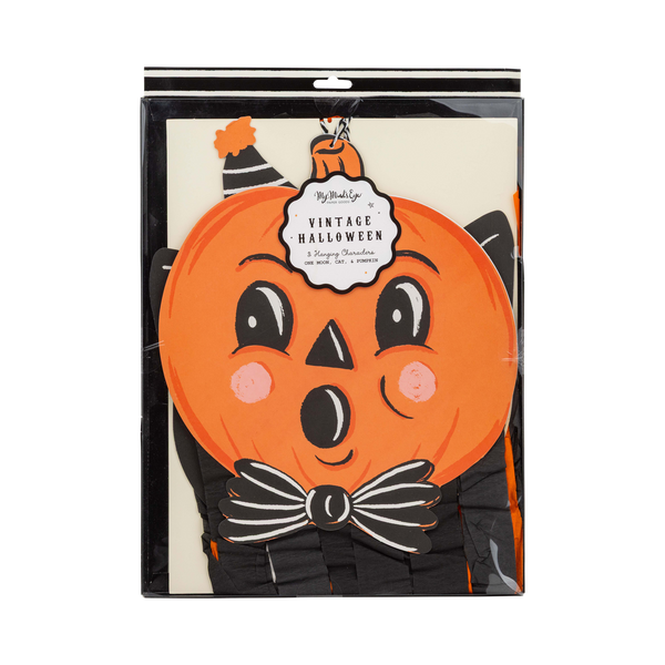 Vintage Halloween Characters Hanging Streamers