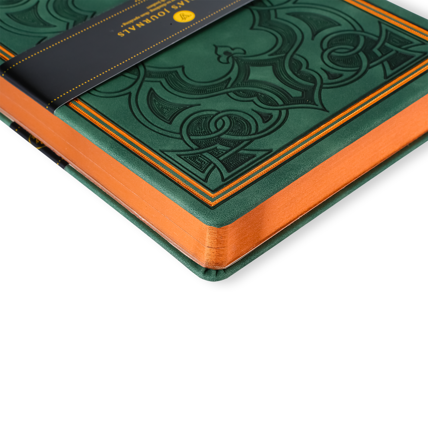 Green Antiqued Hardcover Journal