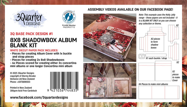 Shadowbox Album Blank Kit