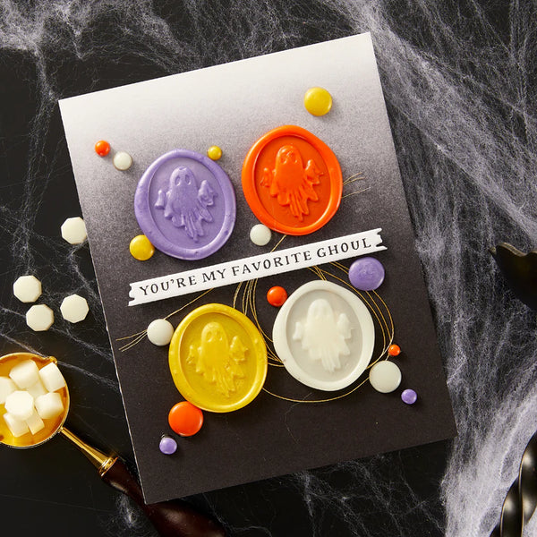 Boo! 3D Wax Seal | Happy Haunting