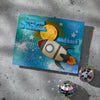 To the Moon Etched Die Set | Simon's Space Adventure