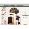 Accordion Inserts Handbag Craft Blanks | Black & Kraft