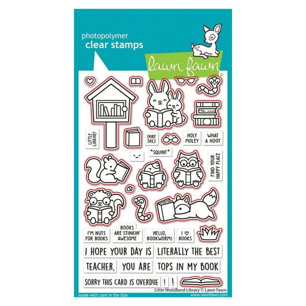 Little Woodland Library Stamp / Die