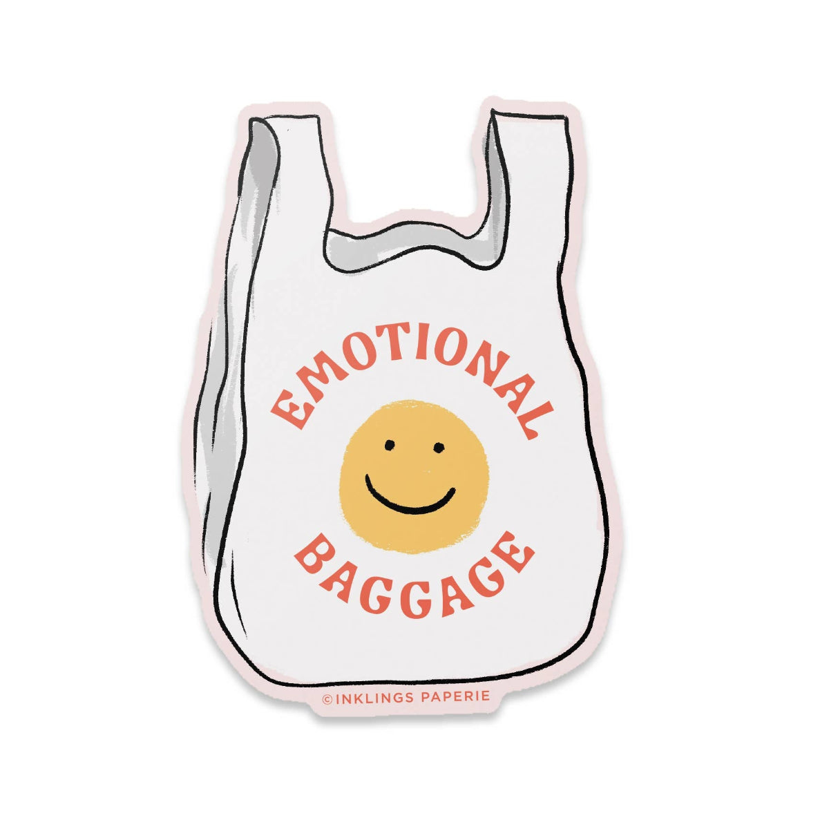 Emotional Baggage Vinyl Sticker