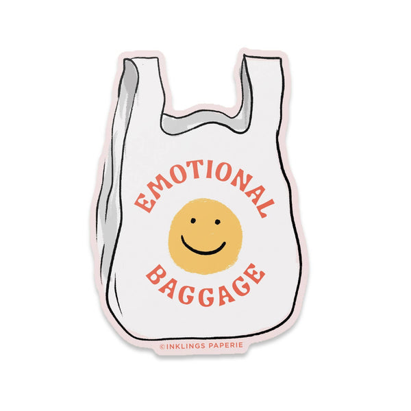 Emotional Baggage Vinyl Sticker
