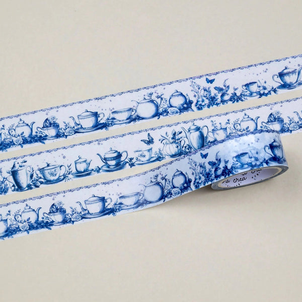 Blue Delft Tea Party Washi Tape