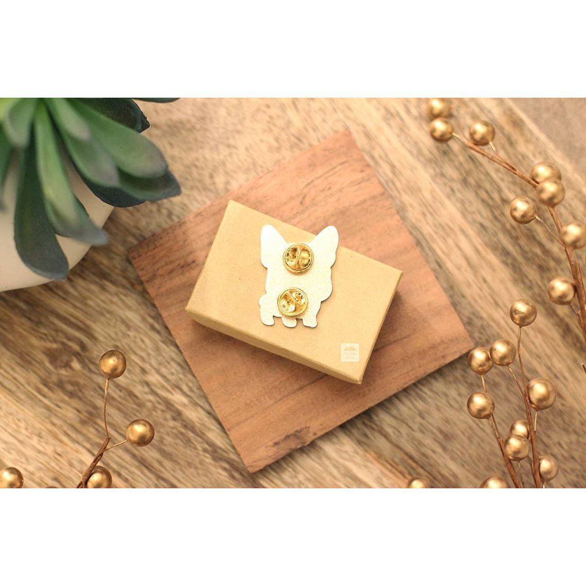 French Bulldog Pin (Black Frenchie) Enamel Pin