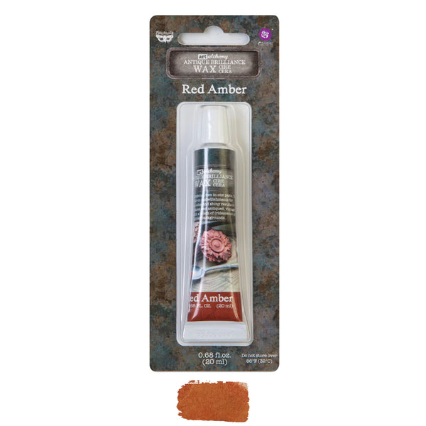 Red Amber Art Alchemy Antique Brilliance Wax | Finnabair