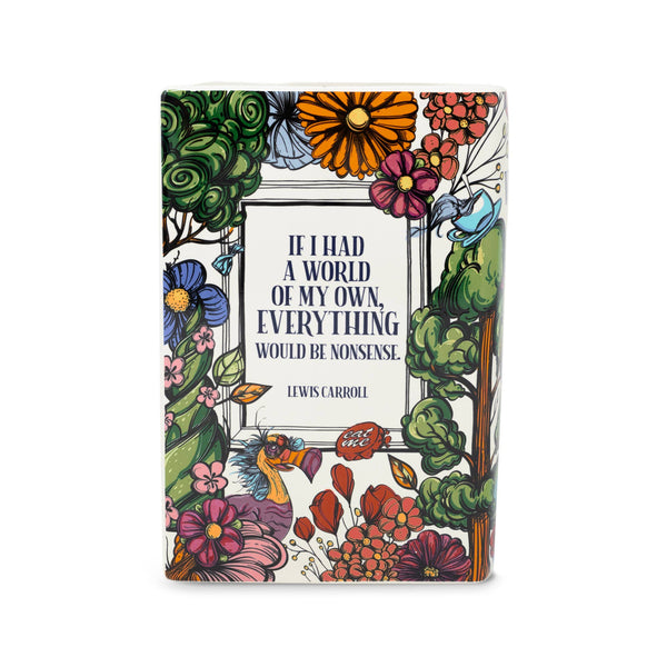 Floral Nonsense Alice in Wonderland Large Book Vase