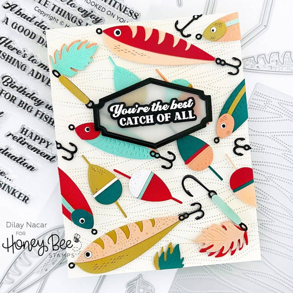 Fishing Lures Lovely Layers Die Set