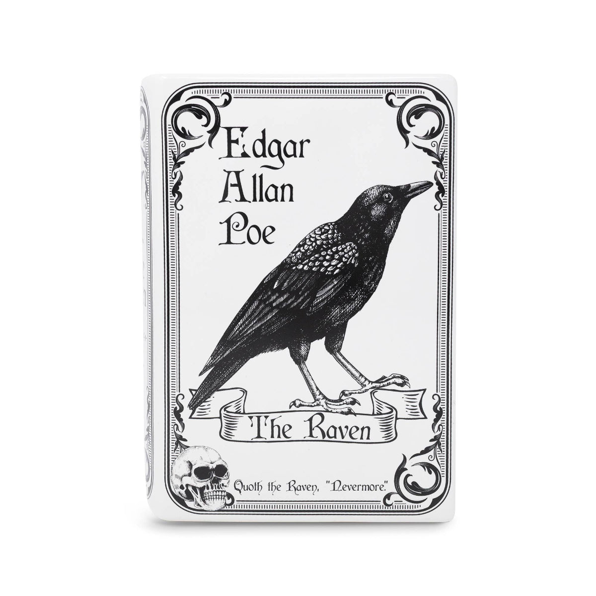 The Raven Large White Book Vase