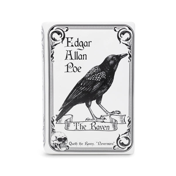The Raven Large White Book Vase