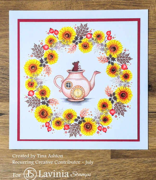 Teapot Cottage Stamp