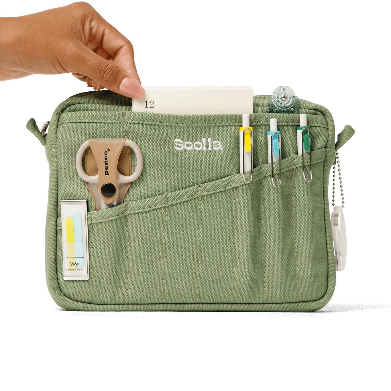 Becca Sands 20-Pocket Stationery/Artist Pouch