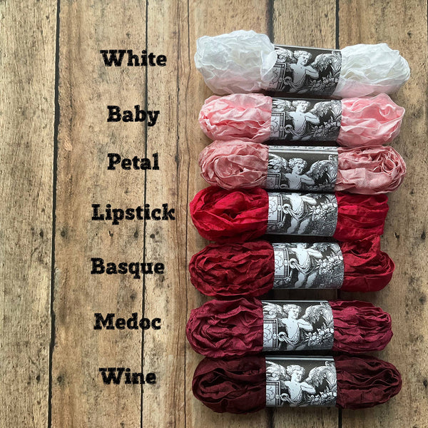 Crinkled Ribbon | Pinks & Reds