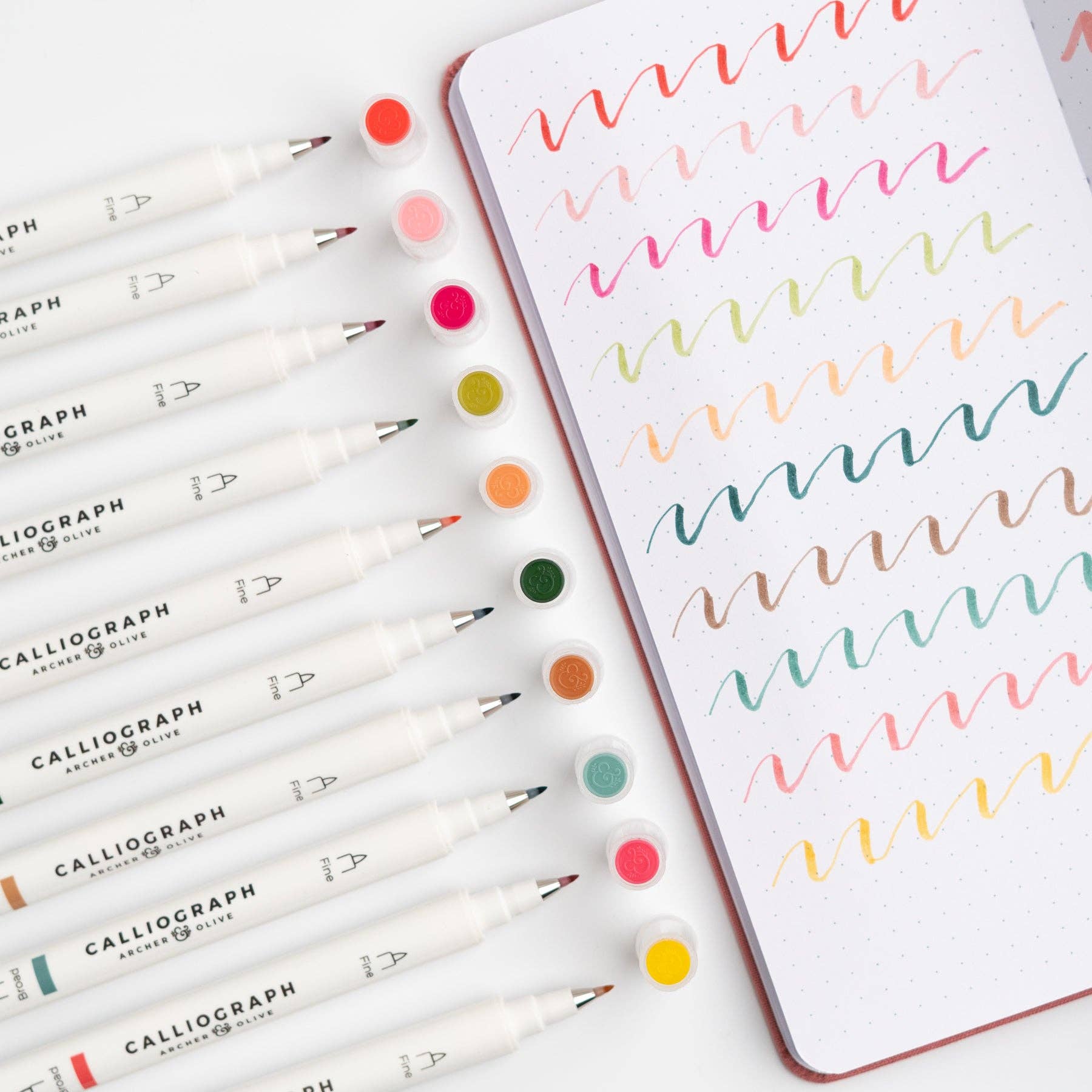 Meadow & Vine Set of 10 Calliograph Pens