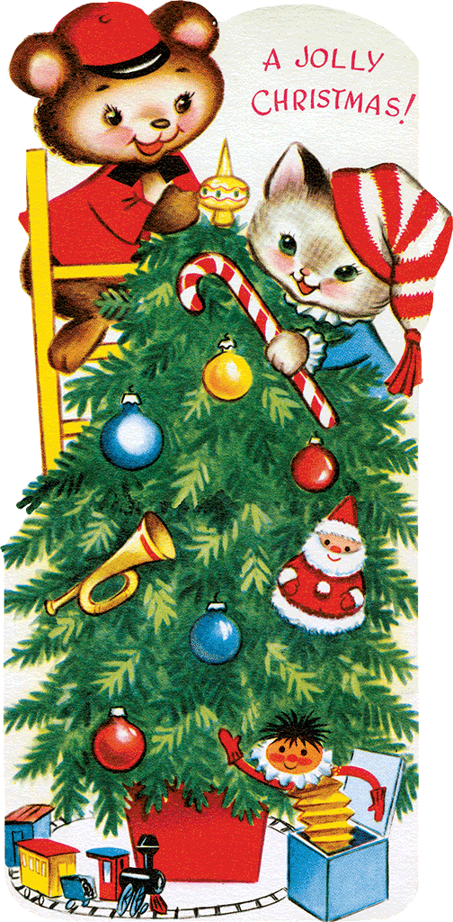 Christmas Cheer Die Cut Greeting Card Packet