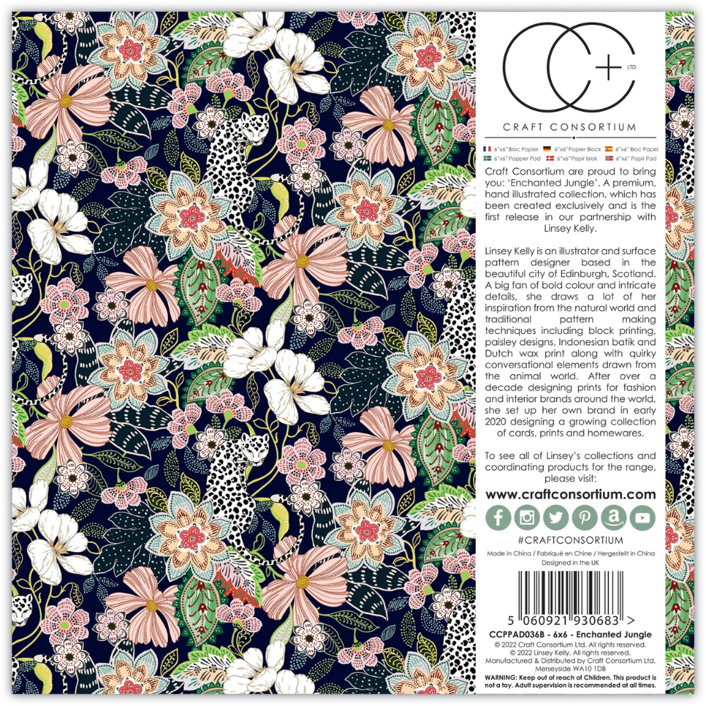Enchanted Jungle 6x6 Paper Pad