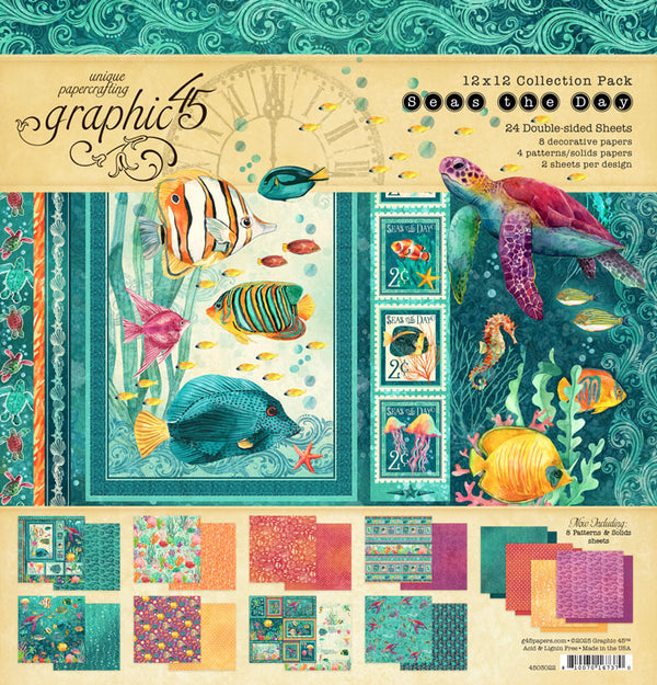 {coming soon!} Seas the Day 12x12 Collection Pack