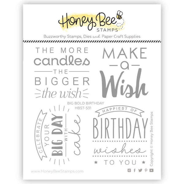 Big Bold Birthday Stamp + Die Set Bundle {10% off!}