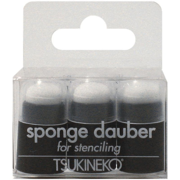 Sponge Daubers w/ Caps 3pk