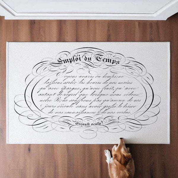 Spencerian Script | 24x36 Screen-Printed Canvas