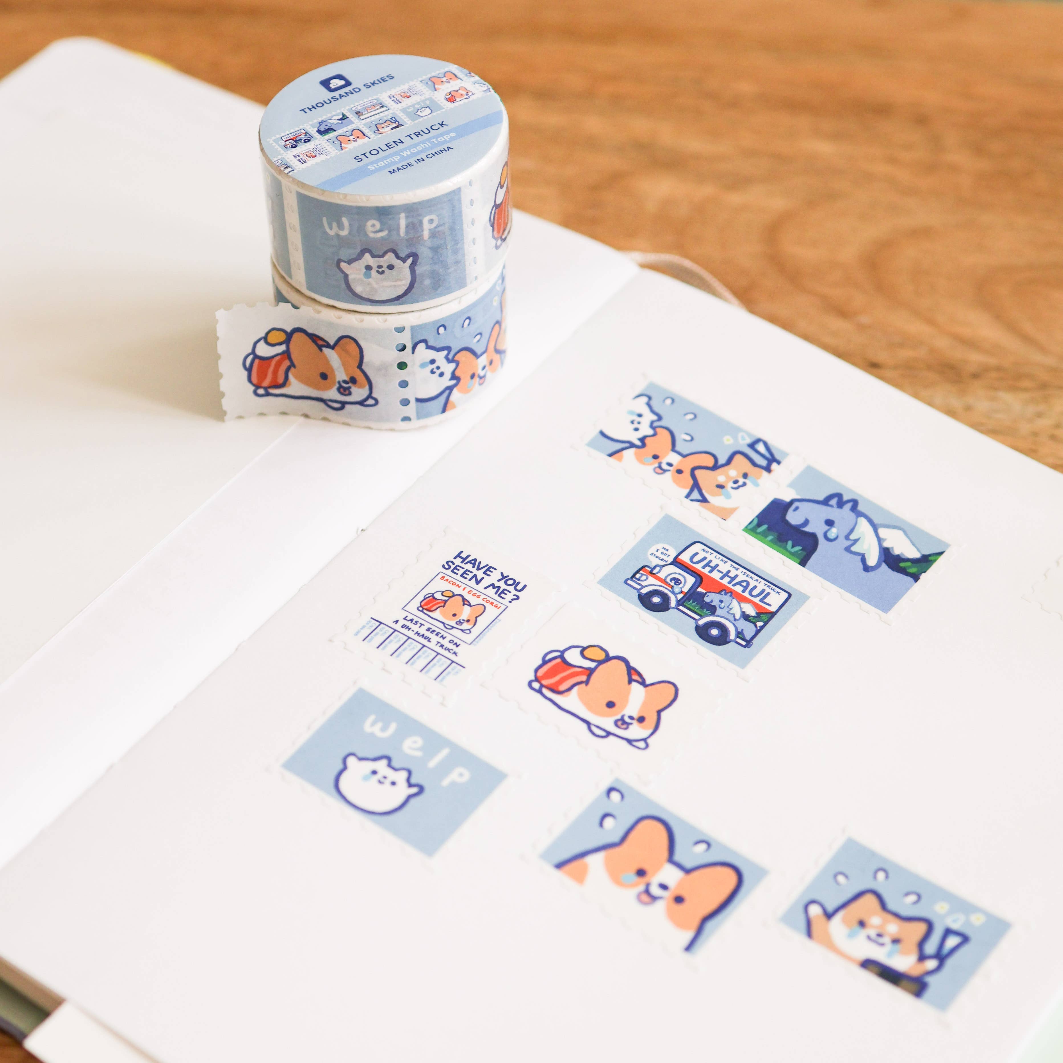 Stolen Truck Stamp Washi Tape