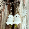 Ghostly Bellflower Fairycore Earrings