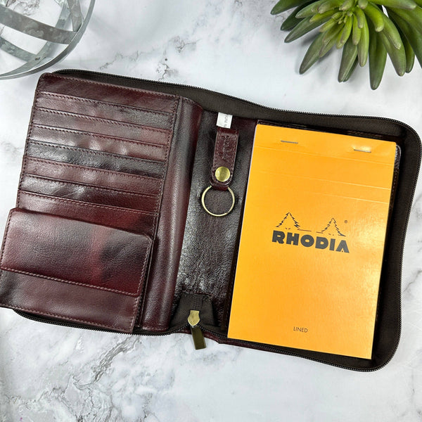 Bomber Brown Grab n' Go Padfolio & Pen Case