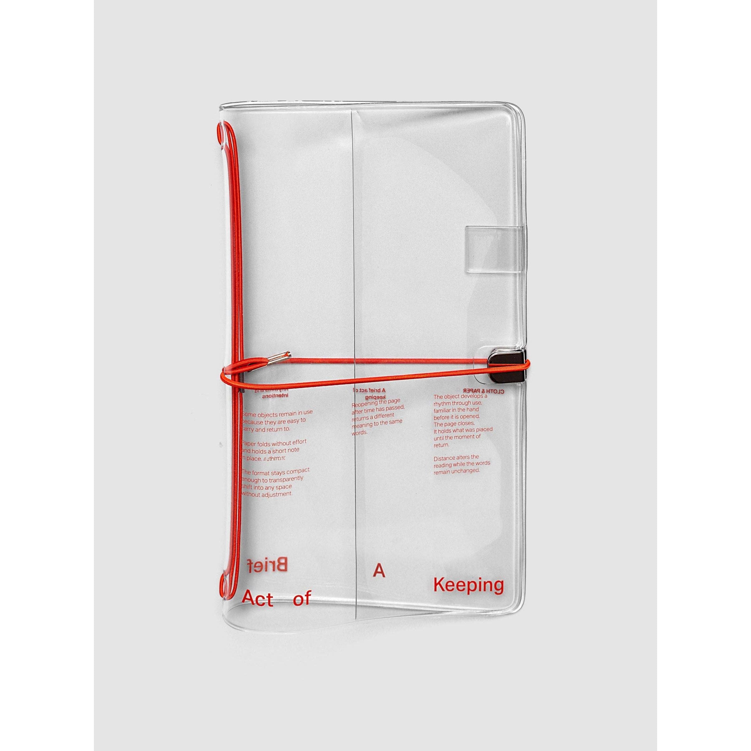 {coming soon!} Act of Keeping Clear Vinyl Travel Notebook Cover
