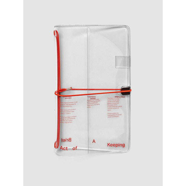 {coming soon!} Act of Keeping Clear Vinyl Travel Notebook Cover