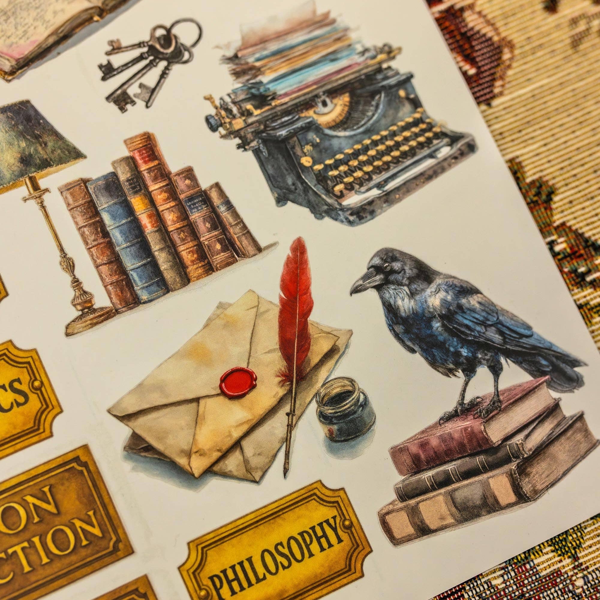 {coming soon!} Library Sticker Sheet