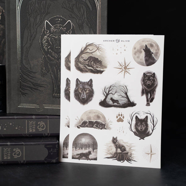 Wolf in the Night Sticker Set {preorder}
