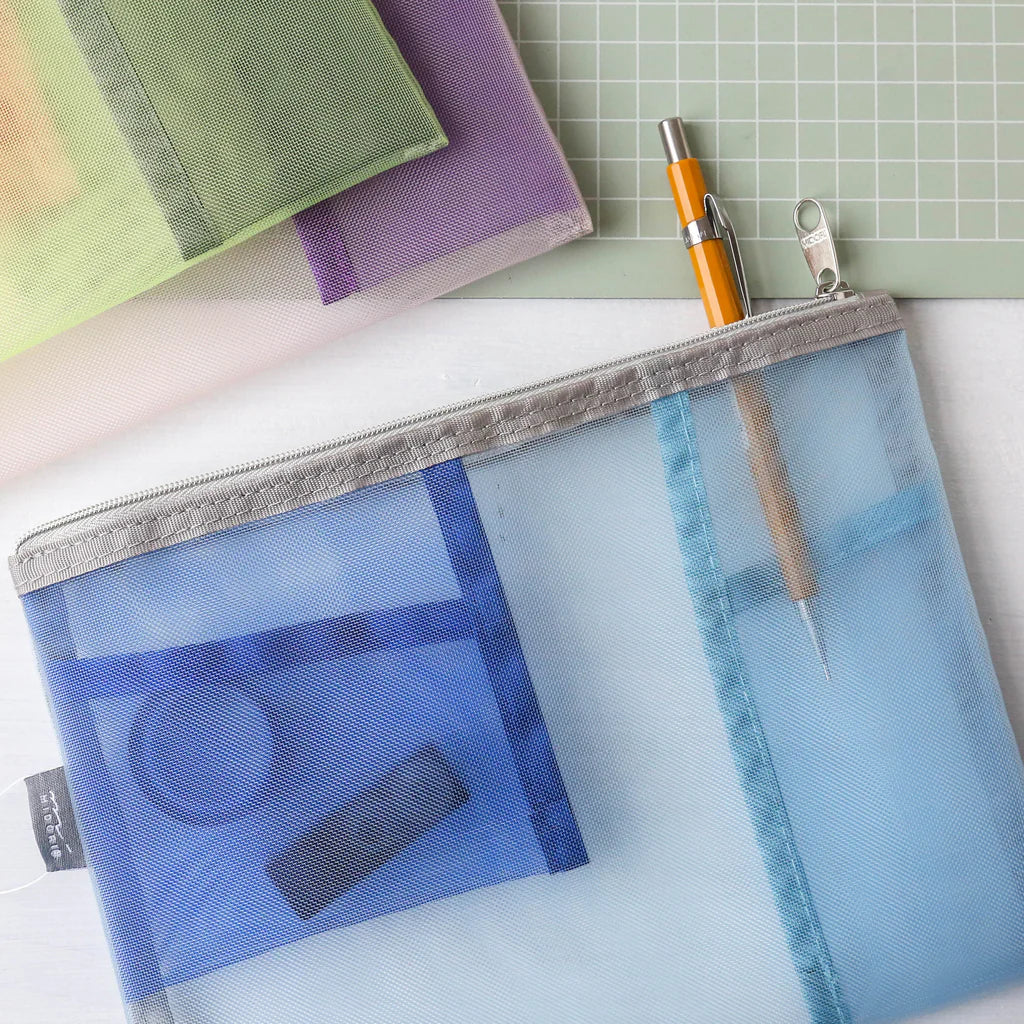 Pen & Tool Mesh Zipper Pouches