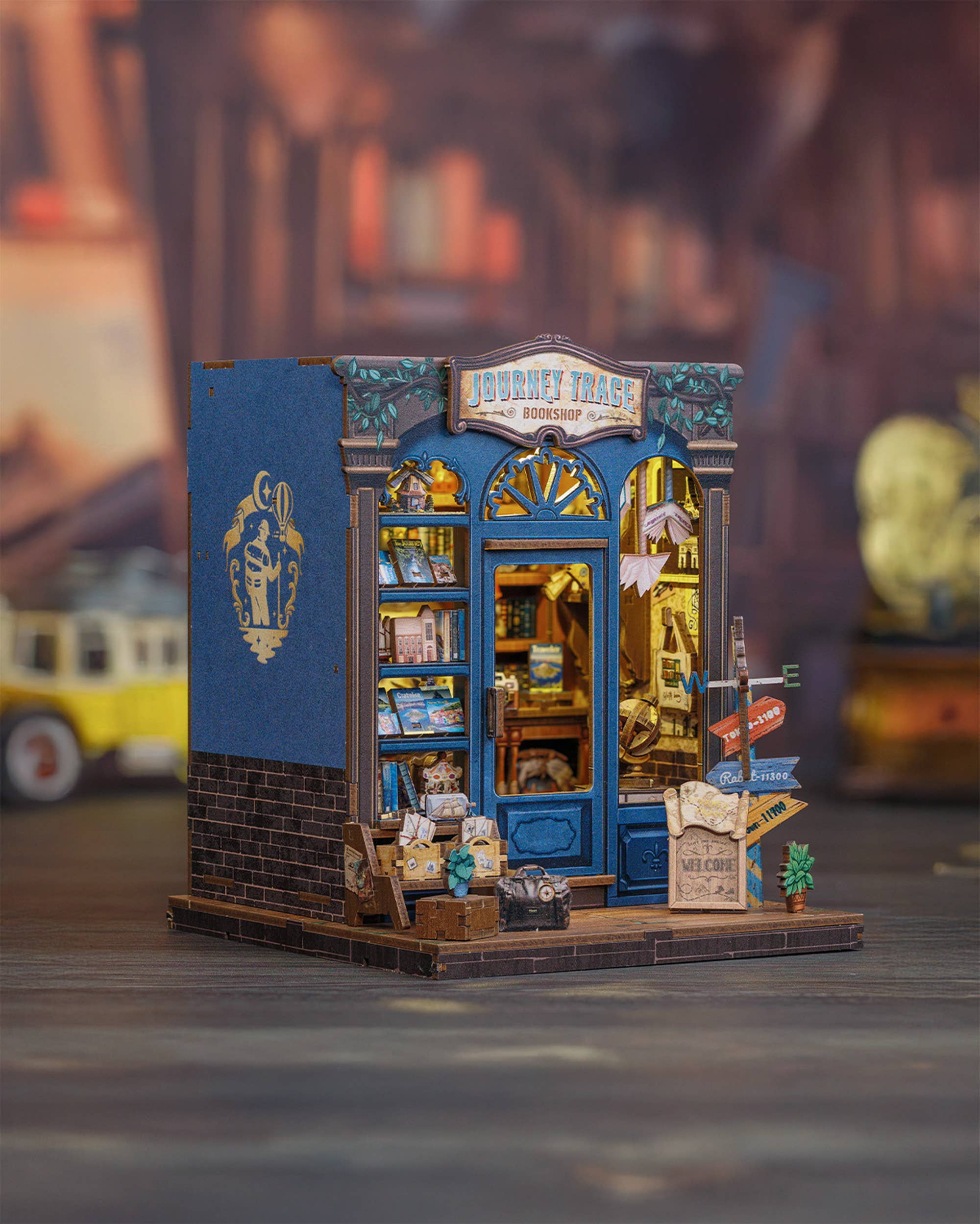 Journey Trace Bookshop Diorama Book Nook Kit