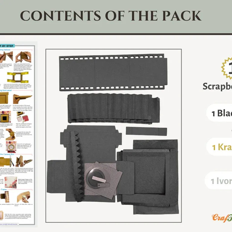 Vintage Camera Album Blank