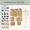 LapBook Folio Blank Precut Album Base in Kraft