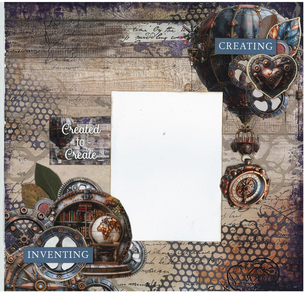 Rustic Tinkerer 12x12 Paper Pack