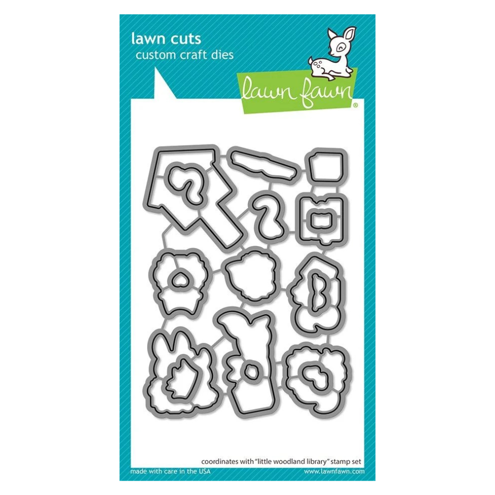 Little Woodland Library Stamp / Die