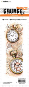 Vintage Clocks Grunge Clear Stamp {No. 227}
