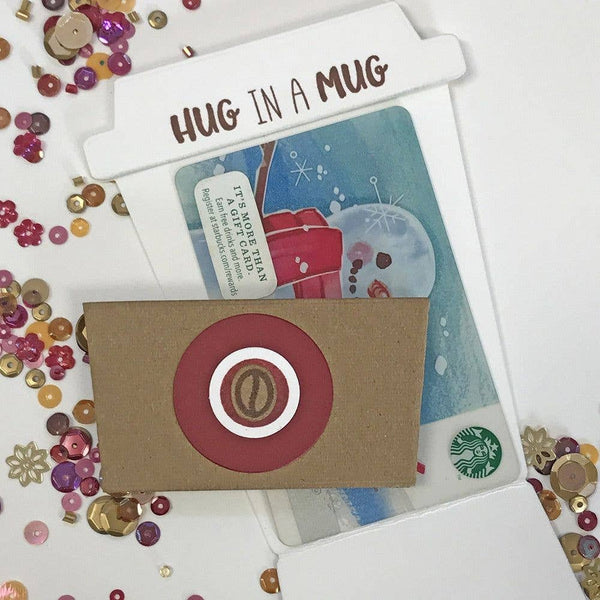 Coffee Cup Gift Card Holder Die Set