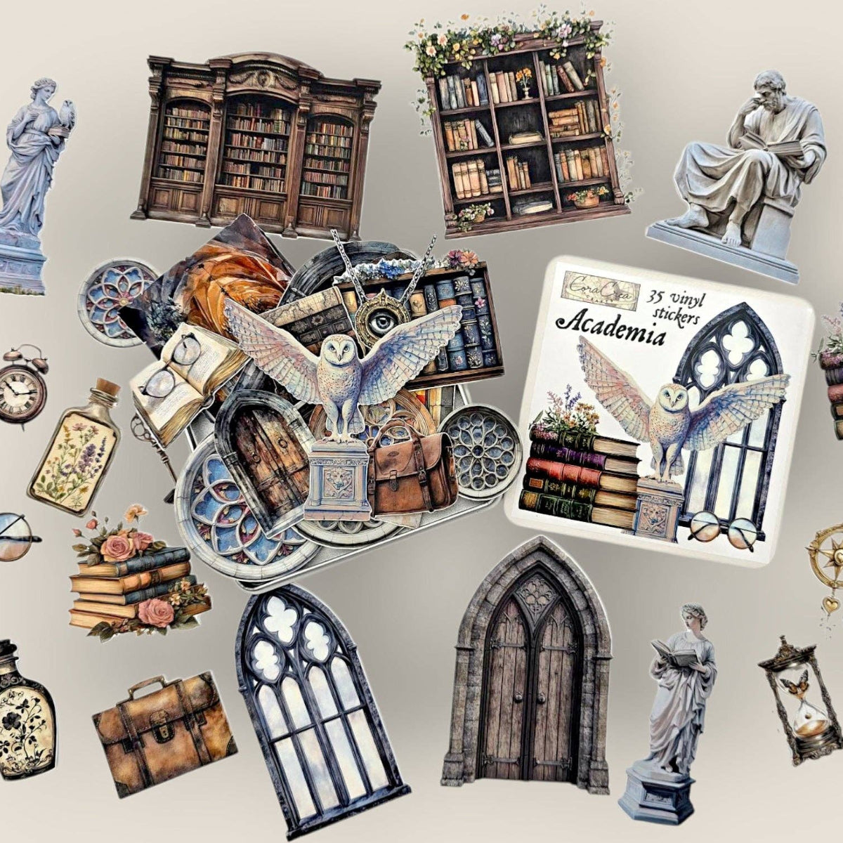 {coming soon!} Academia Sticker Tin Box