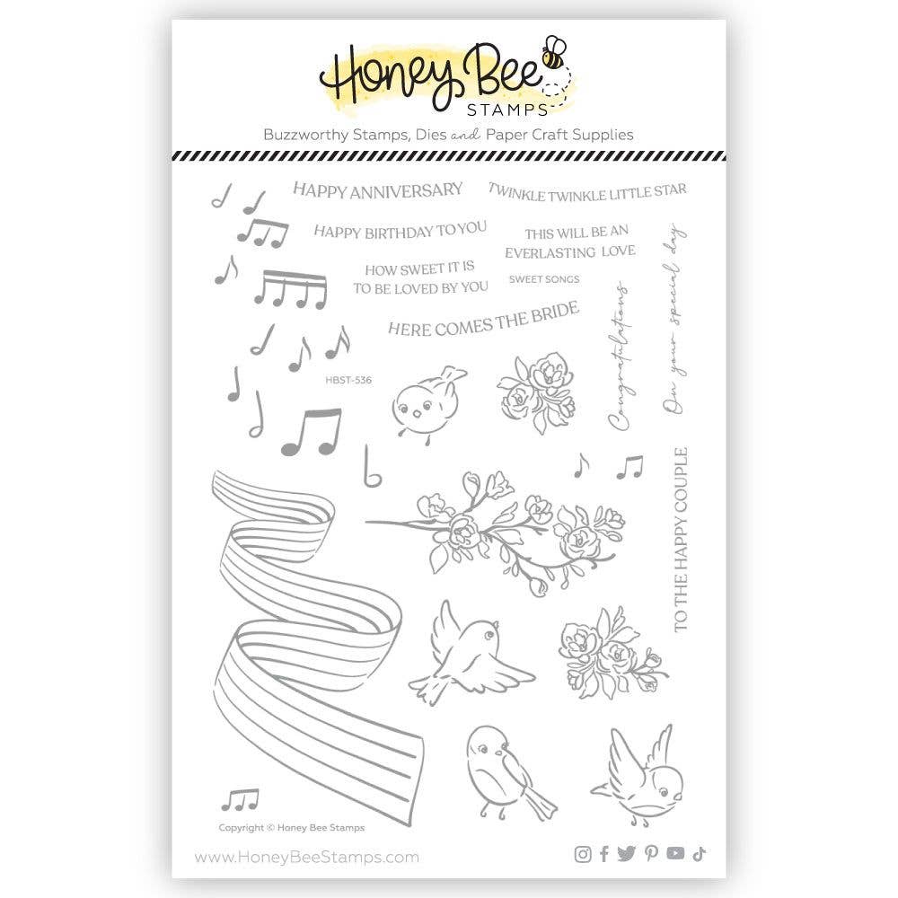 Sweet Songs 6x8 Stamp Set {Retired}
