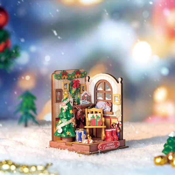 Christmas Fireplace Diorama Kit