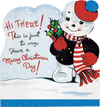 Merry Christmas Die Cut Greeting Card Packet