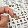 Travel Annotations Sticker Sheet