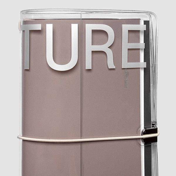 {coming soon!} Aperture Clear Vinyl Travel Notebook Cover