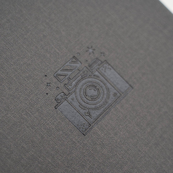 Vintage Camera Dot Grid Notebook