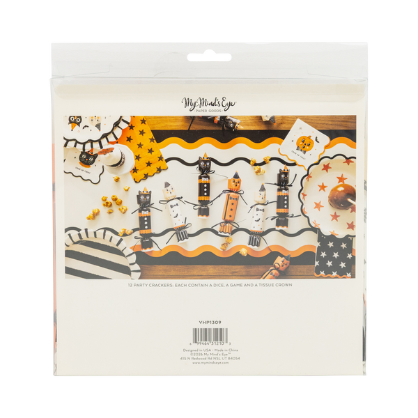 Vintage Halloween Characters Party Crackers
